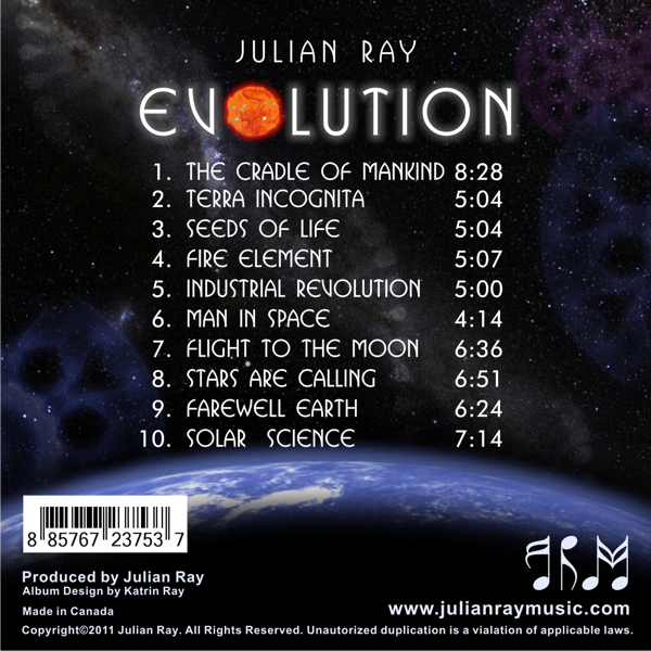 Evolution back cover